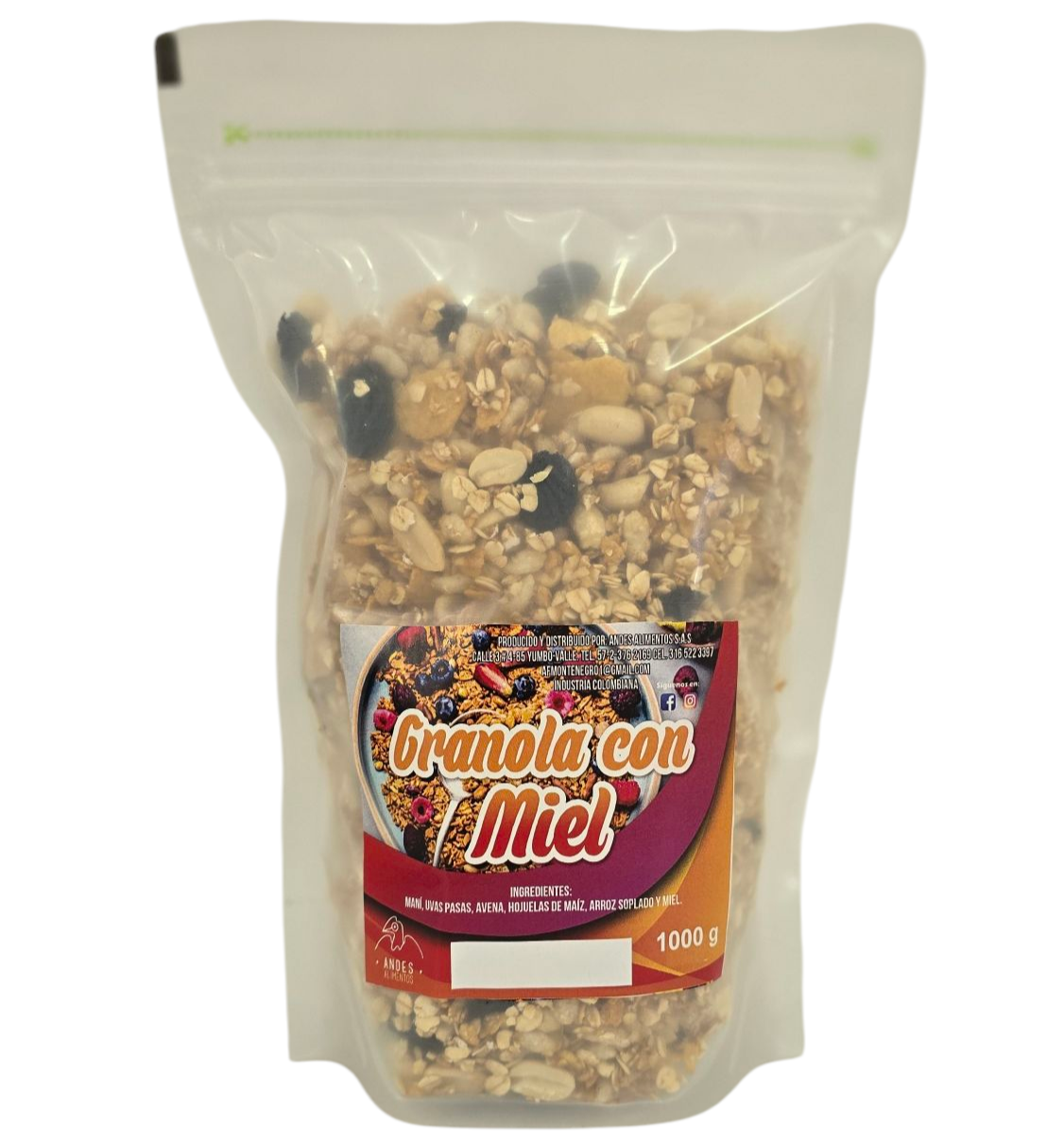Granola Natural con Miel
